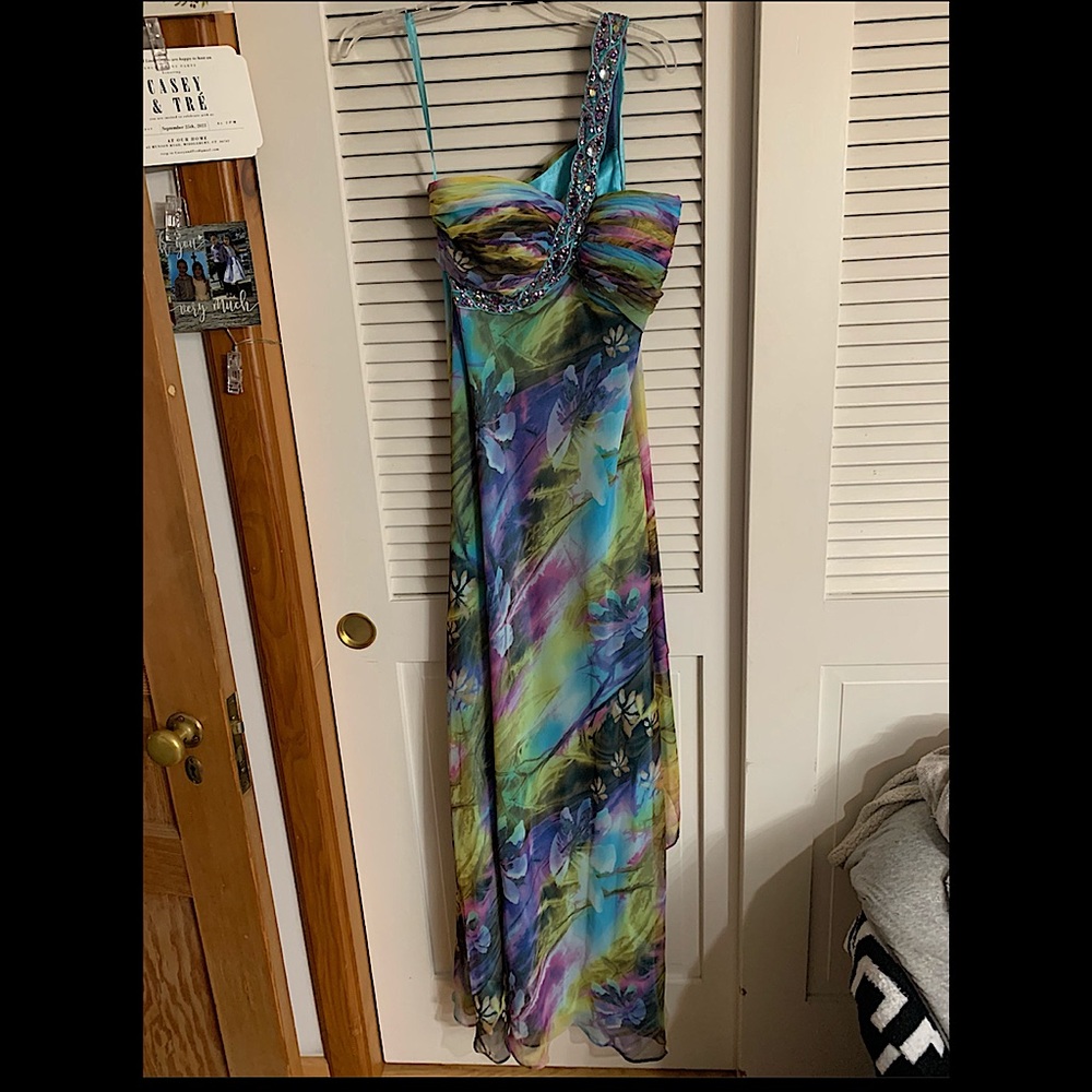 Beautiful one shoulder gown